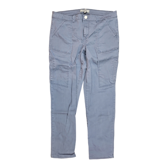 Wit & Wisdom Pants - Wit & Wisdom Gray Slim Fit Cargo Pants Size 14